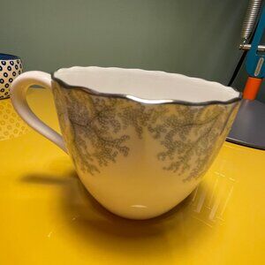 Spode Fluer De Lys Grey Mini Teacup